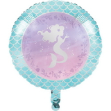 Creative Converting 336705 Mermaid Shine Metallic Balloon 18