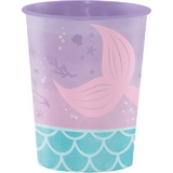 Creative Converting 336713 Mermaid Shine Plastic Keepsake Cup 16 Oz. (Case Of 12)