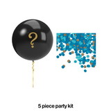 Creative Converting 337543 Blue Gender Reveal Balloons Balloon Kit