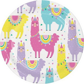 Creative Converting 339578 Llama Party Luncheon Plate, CASE of 96