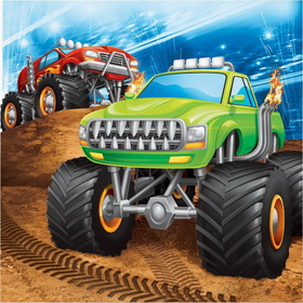 Creative Converting 339804 Monster Truck Rally Luncheon Napkin (Case Of 12)