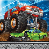 Creative Converting 339806 Monster Truck Rally Beverage Napkin (Case Of 12)