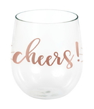 Creative Converting 340041 Rosé All Day 14Oz Stemless Wine Glass (Case Of 6)