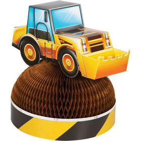 Creative Converting 340058 Big Dig Construction Centerpiece 3D Truck Hc Shaped Dirt Pile (Case Of 6)