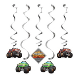 Creative Converting 340081 Monster Truck Rally Dizzy Danglers (Case Of 6)
