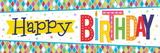 Creative Converting 340087 Bright Birthday Giant Party Banner (Case Of 6)