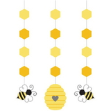 Creative Converting 340103 Bumblebee Baby Hanging Cutouts (Case Of 12)