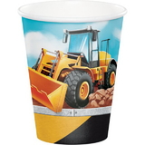 Creative Converting 340120 Big Dig Construction Hot/Cold Cups 9Oz. (Case Of 12)