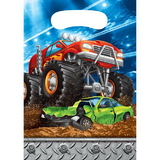 Creative Converting 340152 Monster Truck Rally Loot Bag (Case Of 12)