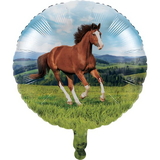 Creative Converting 340168 Horse And Pony Metallic Balloon 18