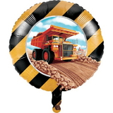 Creative Converting 340171 Big Dig Construction Metallic Balloon 18