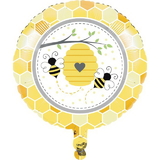 Creative Converting 340176 Bumblebee Baby Metallic Balloon 18