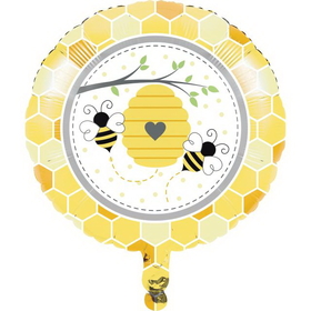 Creative Converting 340176 Bumblebee Baby Metallic Balloon 18" (Case Of 10)