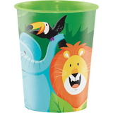 Creative Converting 340202 Jungle Safari Plastic Keepsake Cup 16 Oz. (Case Of 12)