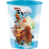Creative Converting 340204 Pirate Treasure Plastic Keepsake Cup 16 Oz. (Case Of 12)