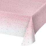 Creative Converting 340217 Rosé All Day Plastic Tablecover All Over Print, 54