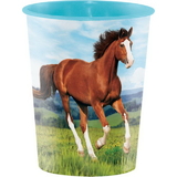 Creative Converting 340471 Horse And Pony Plastic Keepsake Cup 16 Oz. (Case Of 12)