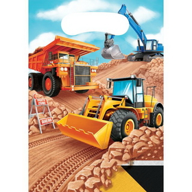 Creative Converting 340474 Big Dig Construction Loot Bag (Case Of 12)