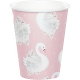 Creative Converting 343969 Stylish Swan Party Hot/Cold Cup 9Oz. (Case Of 12)