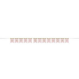 Creative Converting 344428 Stylish Swan Party Shaped Banner With Ribbon (Case Of 12)