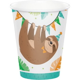 Creative Converting 344501 Sloth Party Hot/Cold Cup 9Oz. (Case Of 12)