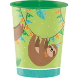 Creative Converting 344502 Sloth Party Plastic Keepsake Cup 16 Oz. (Case Of 12)