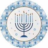 Creative Converting 345758 Dinner Plate Hanukkah Celebration
