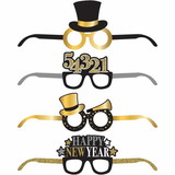 Creative Converting 346182 New Year Paper Glasses Décor Deluxe