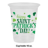 Creative Converting 349735 Happy St. Patrick'S Day Plastic Cups