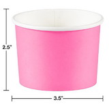 Creative Converting 349805 Candy Pink Treat Cups