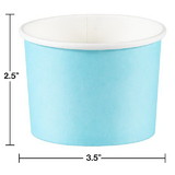 Creative Converting 349809 Pastel Blue Treat Cups