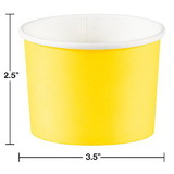 Creative Converting 349812 School Bus Yellow Treat Cups