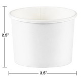 Creative Converting 349817 White Treat Cups
