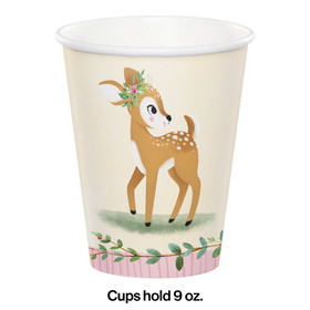 Creative Converting 350483 Little Deer Birthday Paper Cups (Case of 12)