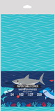 Creative Converting 350501 Shark Party Paper Tablecloth (Case of 6)
