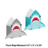 Creative Converting 350506 Shark Party Paper Treat Bags