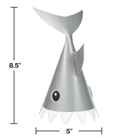 Creative Converting 350508 Shark Party Hats (Case of 6)