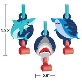 Creative Converting 350509 Shark Party Blowers