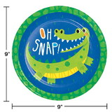 Creative Converting 350511 Alligator Birthday Party Paper Plates