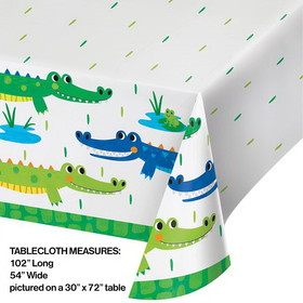 Creative Converting 350515 Alligator Birthday Party Paper Tablecloth