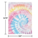Creative Converting 350532 Tie Dye Party Paper Treat Bags