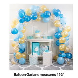 Creative Converting 351505 Blue And Gold Balloon Arch Kit