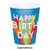 Creative Converting 352014 Happy Birthday Bash Paper Cups