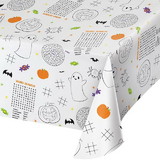 Creative Converting 352995 Halloween Activity Paper Tablecloth