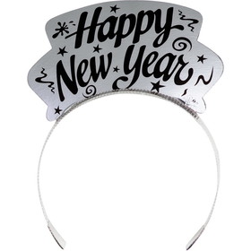 Creative Converting 353090 Silver and Gold New Year Tiaras (Case of 12)
