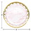 Creative Converting 353960 Pink Marble Paper Plates