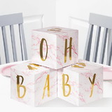 Creative Converting 353968 Pink Marble 