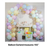 Creative Converting 353985 Pastel Balloon Arch Kit