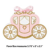 Creative Converting 353991 Princess Carriage Favor Boxes
