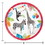 Creative Converting 354573 Party Animals Paper Plates